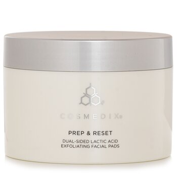 CosMedix Prep & Reset Dual Sided Lactic Acid Exfoliating Facial Pads