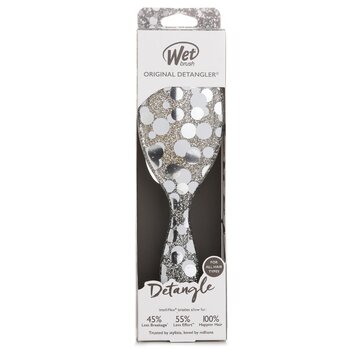 Wet Brush Original Detangler Groovy Disco Silver Hair Brush